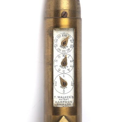 Lot 53 - A Thomas Walkers A1 harpoon patent ship log...