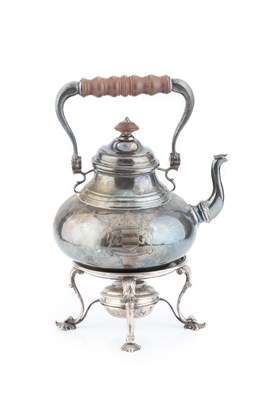 Lot 834 - A George V Britannia standard silver tea...