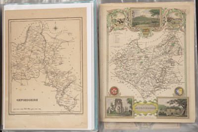 Lot 38 - A collection of unframed engravings of Oxford...
