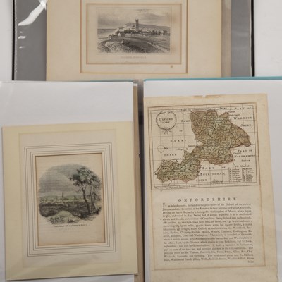 Lot 38 - A collection of unframed engravings of Oxford...