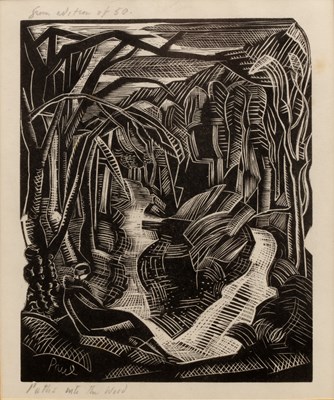 Lot 34 - Paul Nash (1889-1946) Paths into the wood,...