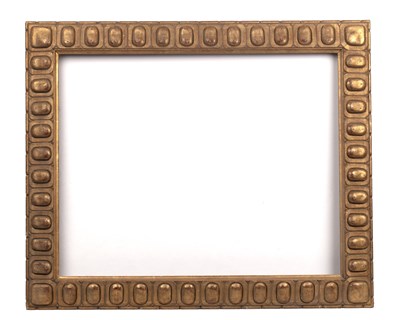 Lot 564 - A 17th century style Spanish gilt frame, the...