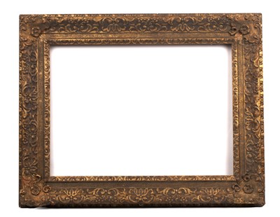 Lot 565 - A 19th century gilt and gesso frame in Louis...