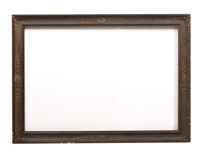 Lot 569 - A Biedermeier style frame, the broad hollow...