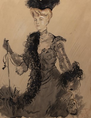 Lot 473 - Sir Cecil Beaton (1904-1980) A woman in...