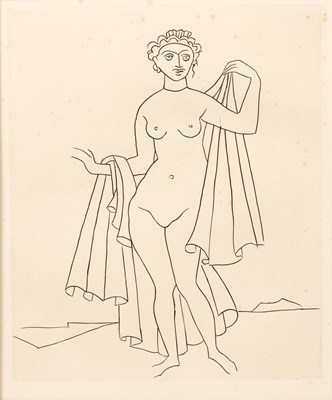 Lot 55 - André Derain (1880-1954) A lady de-robed, and...