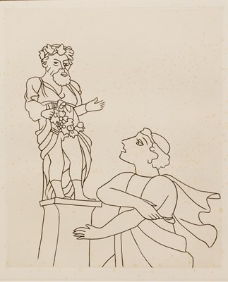 Lot 55 - André Derain (1880-1954) A lady de-robed, and...
