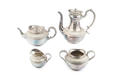 Lot 842 - Two pairs of 19th century silver plated oval...