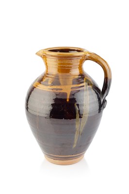 Lot 641 - Clive Bowen (b.1943) Jug slipware with a...