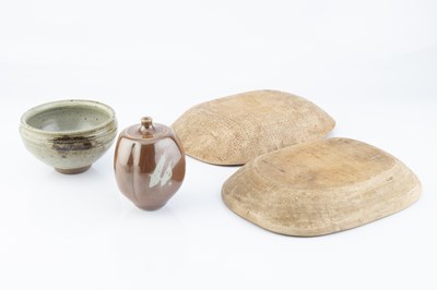 Lot 706 - Studio Ceramics A Derek Clarkson small vase, 9....