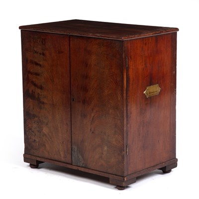 Lot 373 - An early to mid 19th century mahogany cabinet...