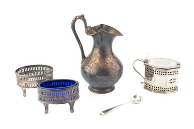 Lot 857 - An early Victorian silver baluster milk jug,...