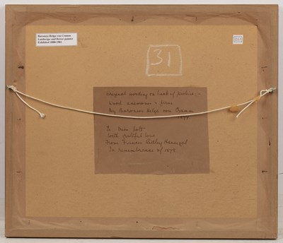 Lot 416 - Baroness Helga von Cramm (1840-1919) Wood...