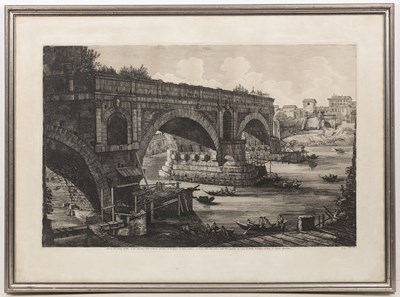 Lot 51 - Luigi Rossini 'Veduta dell Arco di Settimio...