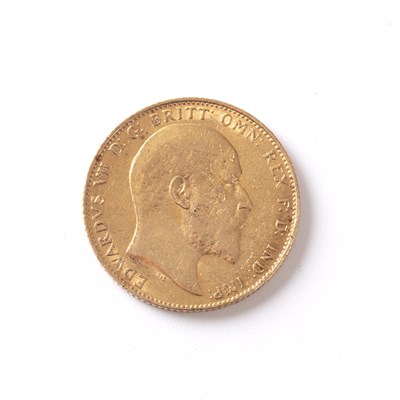 Lot 344 - An Edward VII gold sovereign dated 1907