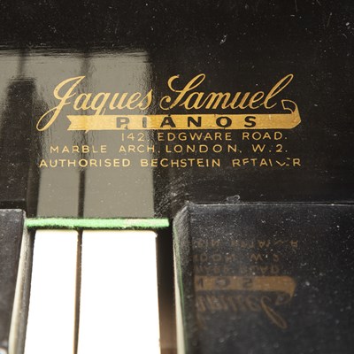 Lot 116 - A Bechstein Model B ebonised grand piano no....