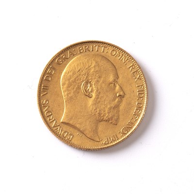 Lot 341 - An Edward VII gold double sovereign dated 1902