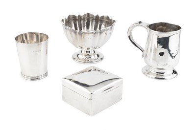 Lot 866 - A George IV silver beaker, of tapered...