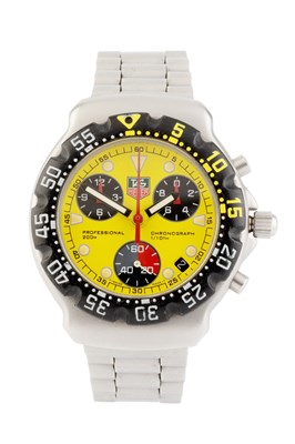 Lot 350 - A stainless steel 'Formula 1' chronograph...