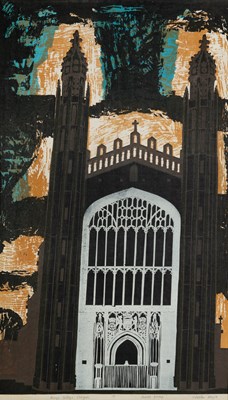 Lot 371 - Walter Hoyle (1922-2000) King's College Chapel...