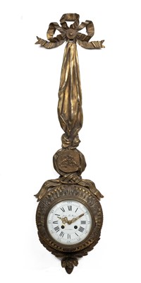 Lot 66 - An antique French wall clock