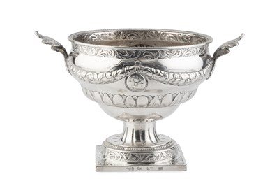 Lot A late 18th century Danish silver bowl, the...