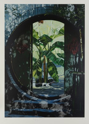 Lot 28 - Brendan Neiland (b.1941) Beijing Garden artist'...