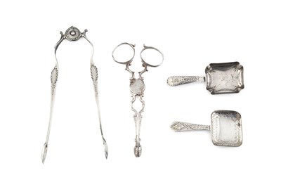 Lot 600 - A pair of unusual George III silver sprung...