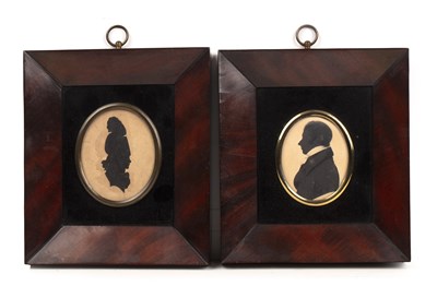 Lot 561 - English School, 19th century Silhouette...