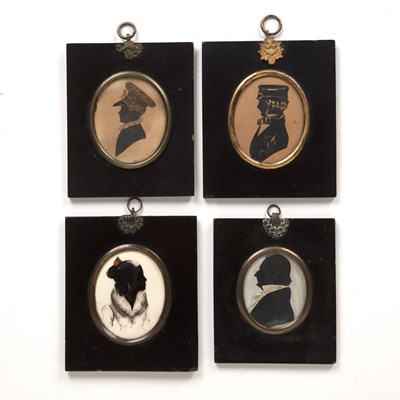 Lot 561 - English School, 19th century Silhouette...