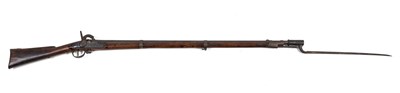 Lot 228 - A Russian 1837 flintlock musket and bayonet