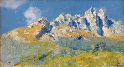 Lot 540 - Attributed to Silvio Poma (1840-1932) A sunlit...