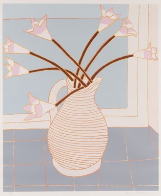 Lot 82 - Bryan Pearce (1929-2006) Belladonna Lilies,...