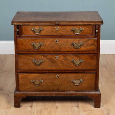 Lot 349 - A George III mahogany bachelors chest