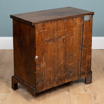 Lot 349 - A George III mahogany bachelors chest