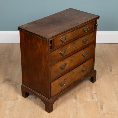 Lot 349 - A George III mahogany bachelors chest