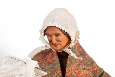 Lot 467 - A 1930s rocking baby automaton by Jean-Paul Fabre
