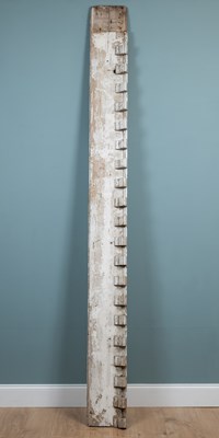 Lot 360 - A white-painted pine architectural shop fitting board