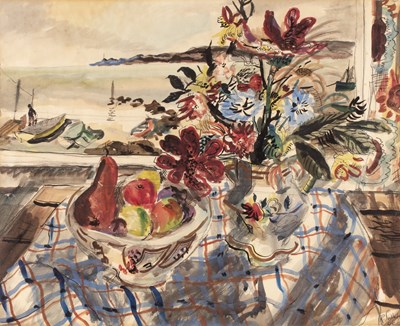 Lot 365 - Rowland Suddaby (1912-1972) Fruit and Flowers,...