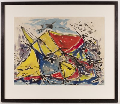 Lot 179 - William Gear (1915-1997) Untitled, 1948 signed...