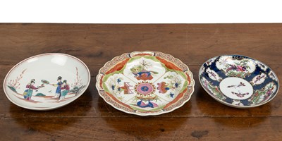 Lot 304 - Three pieces of 18th century Worcester porcelain