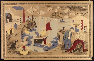 Lot 168 - Julian Trevelyan (1910-1988) Harbour from the...