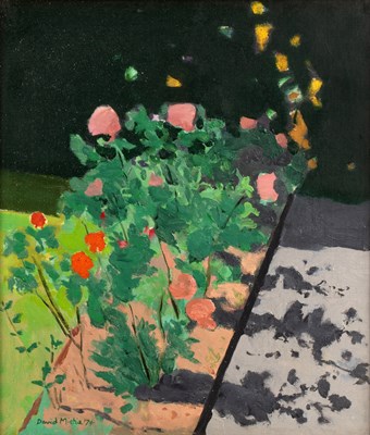 Lot 221 - David Michie (1928-2015) Row of Flowers, 1974...