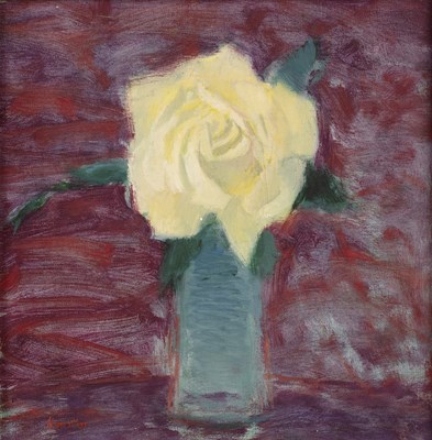 Lot 222 - John Houston (1930-2008) Pale Rose, 1977...