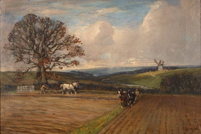 Lot 456 - John Atkinson (1863-1924) Landscape with...