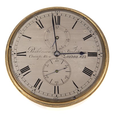 Lot 59 - A 19th century marine chronometer by Parkinson...