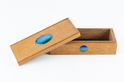 Lot 842 - Christopher Vickers (Contemporary) Oak box,...