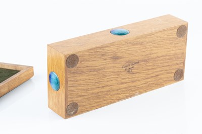 Lot 842 - Christopher Vickers (Contemporary) Oak box,...
