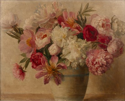 Lot 123 - Harry Windsor-Fry (1862-1947) Chrysanthemums...