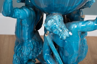 Lot 372 - An Art Nouveau majolica jardinière by Jérôme Massier